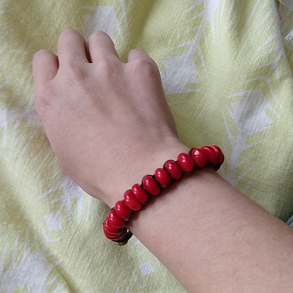 Coral bracelet